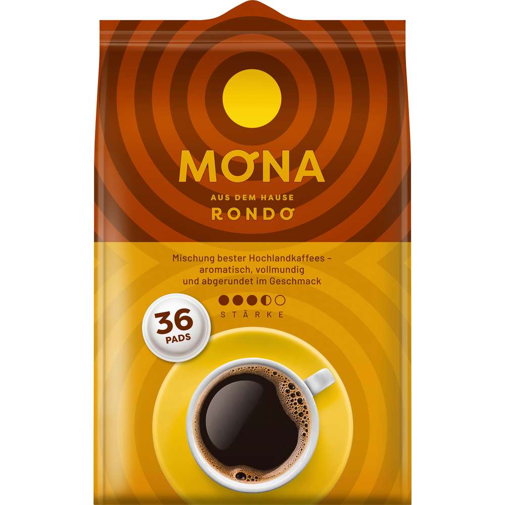Produktabbildung Mona Gourmet Kaffeepads 