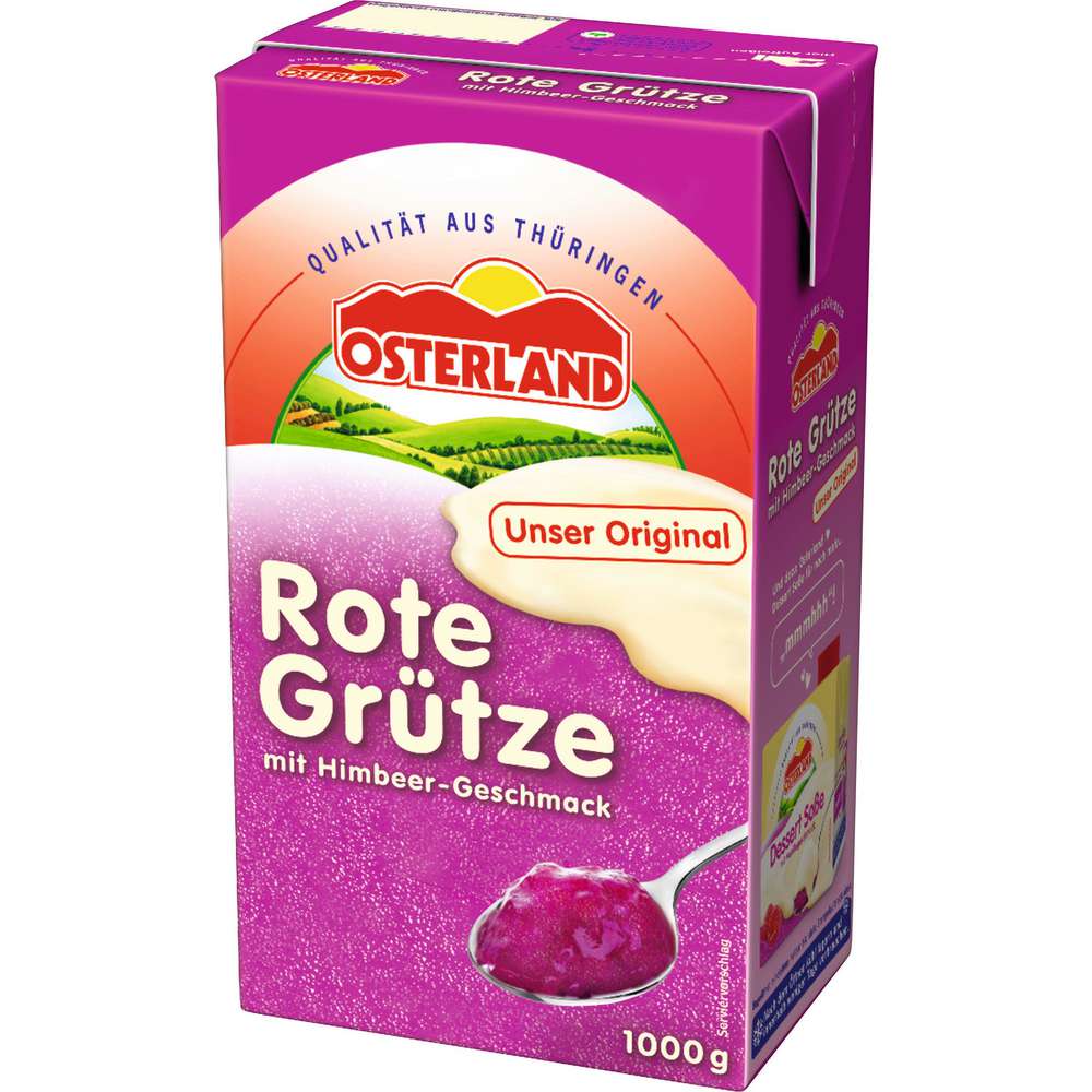 Produktabbildung Osterland Rote Grütze, Himbeere