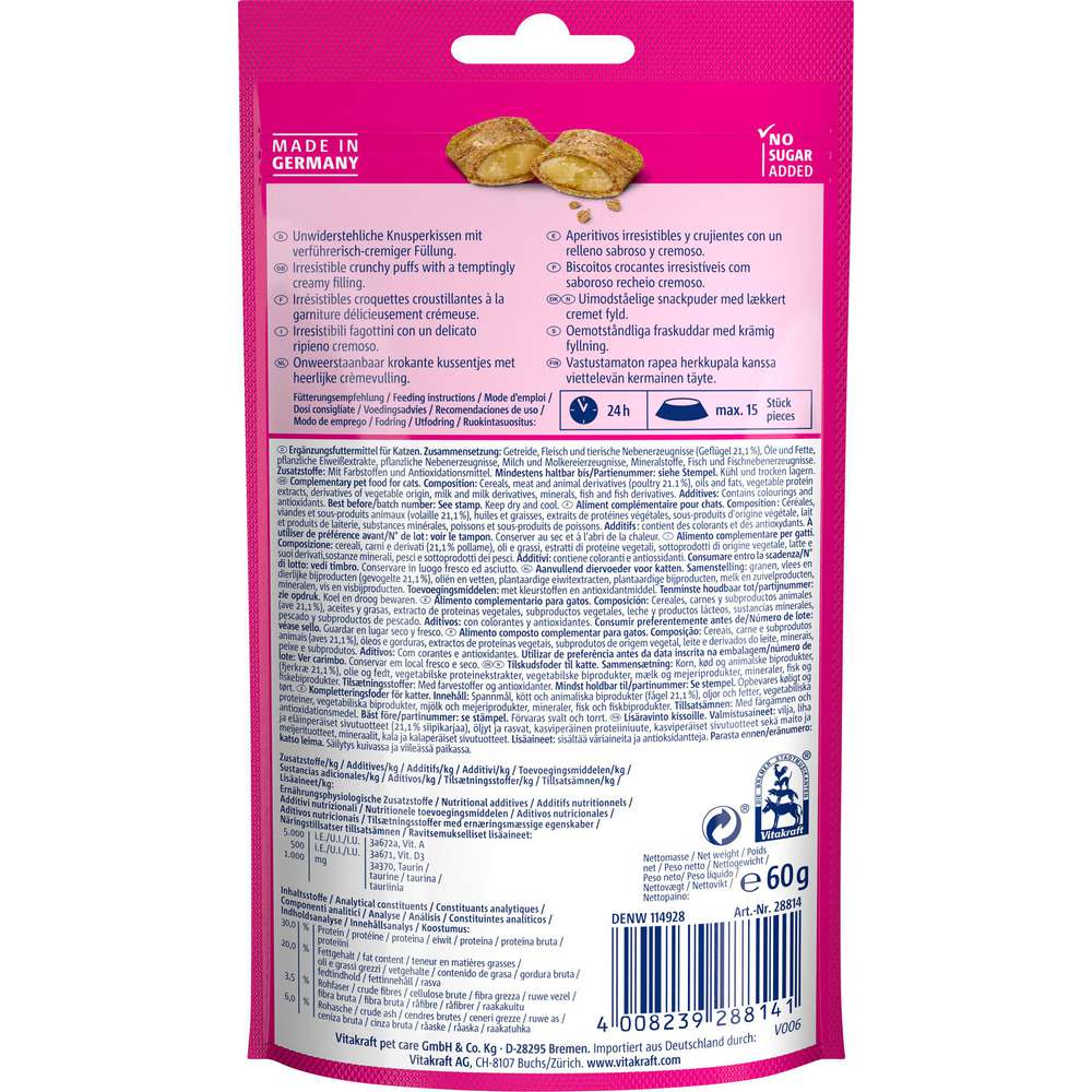 Produktabbildung Vitakraft Katzen-Snack Crispy Crunch, Geflügel