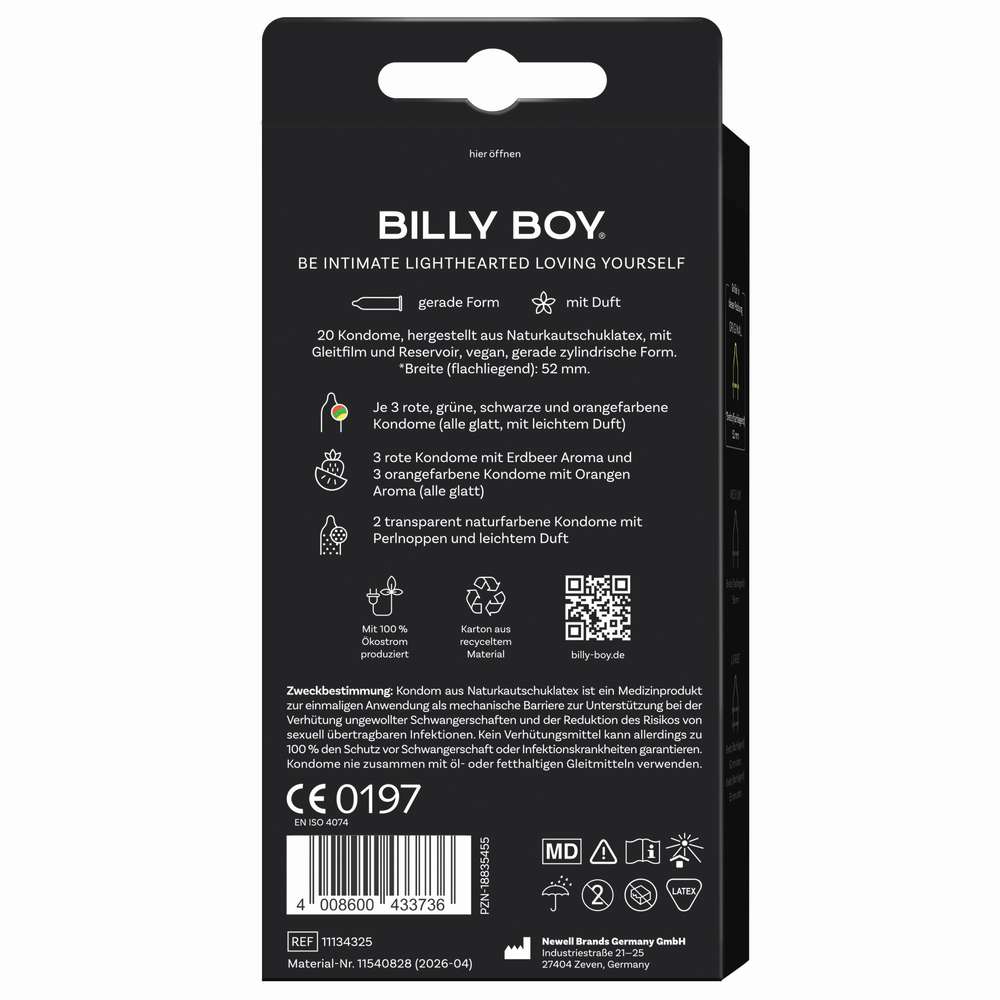 Produktabbildung Billy Boy Kondome Bunte Vielfalt