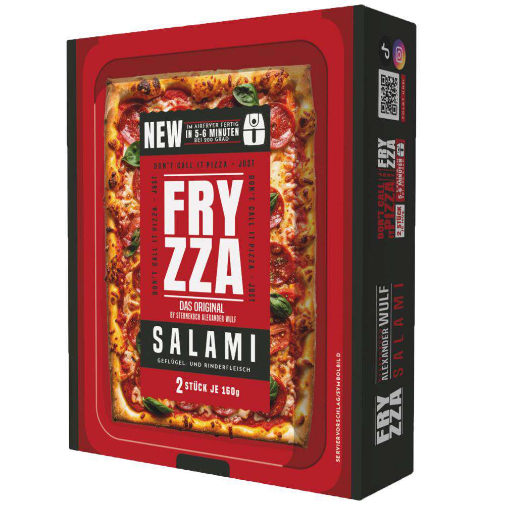 Produktabbildung FRYZZA Airfryer-Pizza Salami 