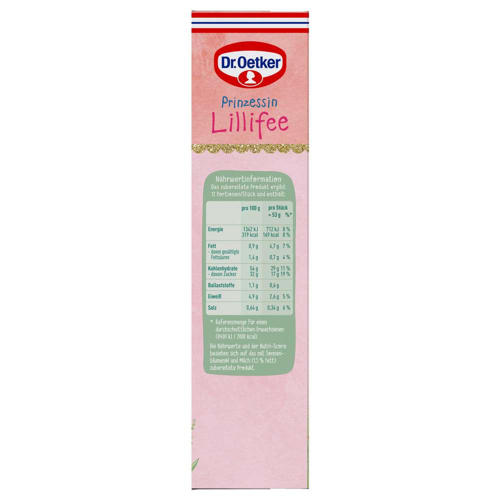 Produktabbildung Dr. Oetker Backmischung Kindermuffins, Lillifee