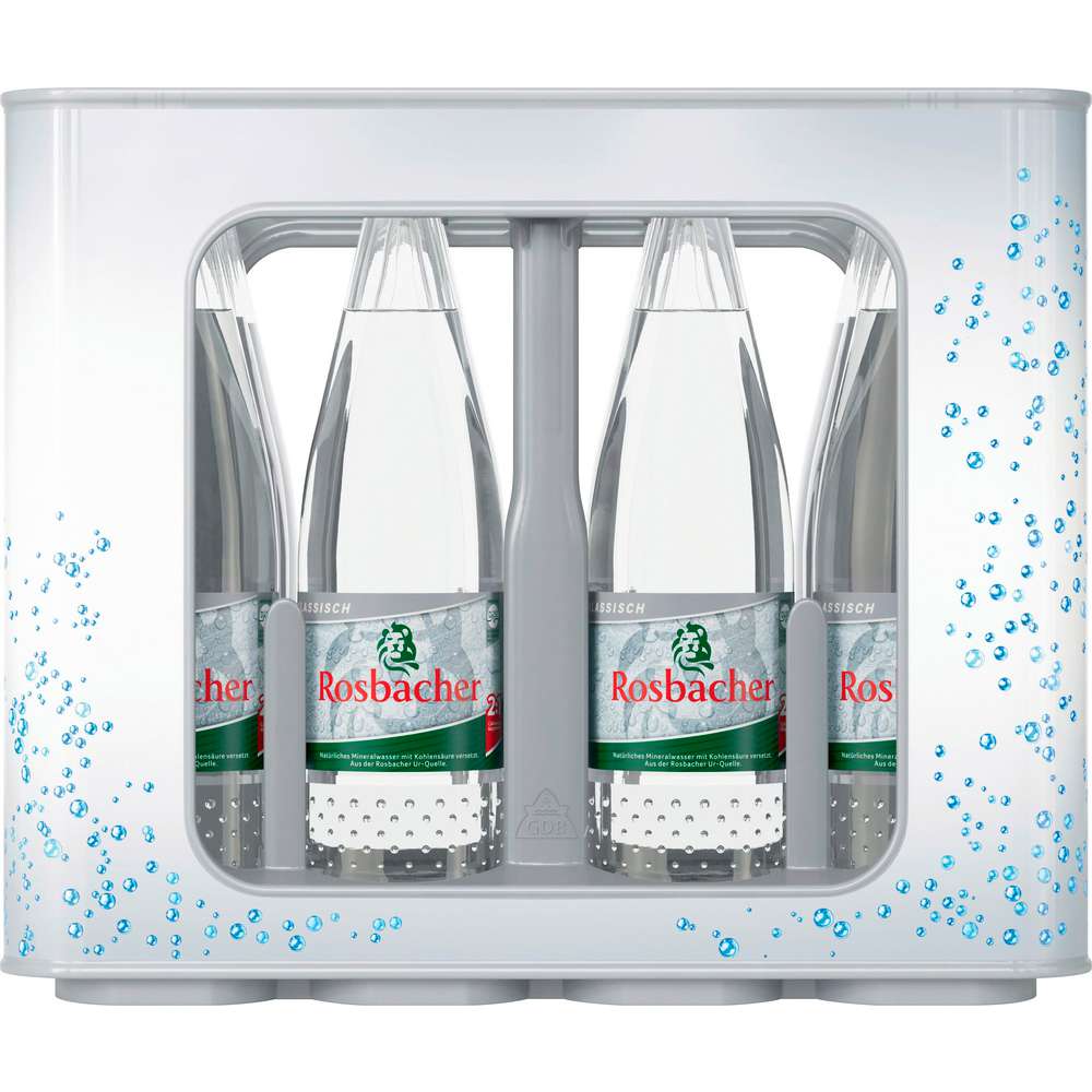 Produktabbildung Rosbacher Mineralwasser, klassisch (12x 0,750 Liter)