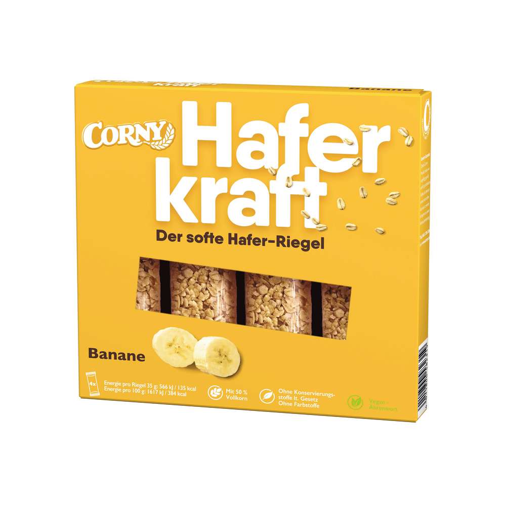 Produktabbildung Corny Müsliriegel Haferkraft, Banane