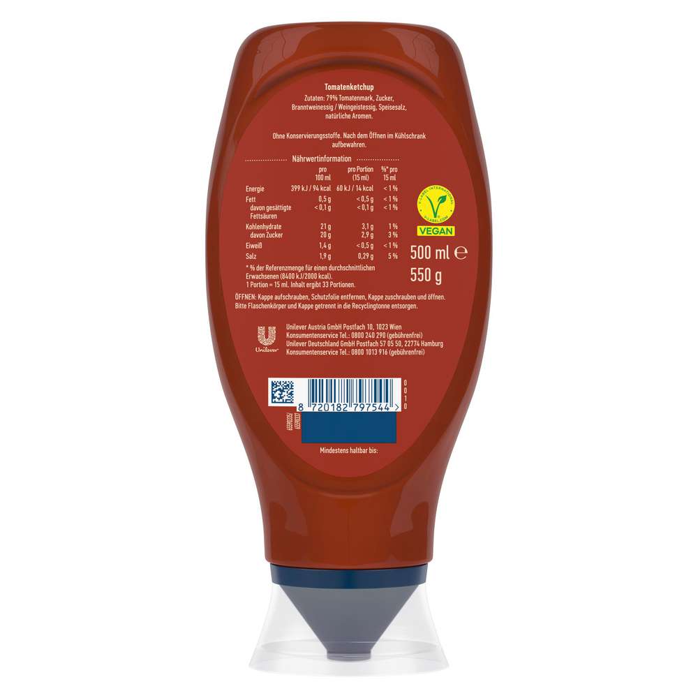 Produktabbildung Hellmann's Tomatenketchup