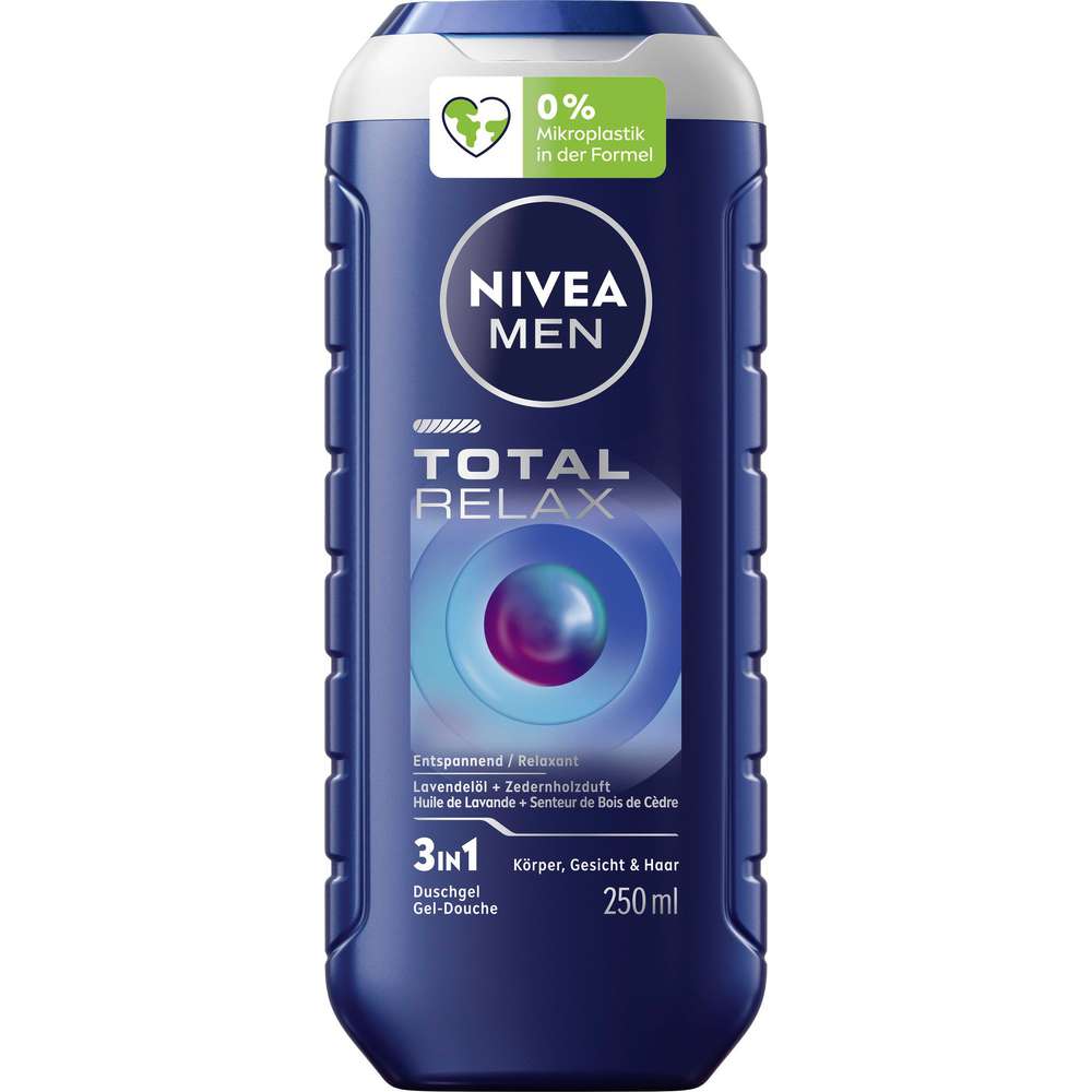 Produktabbildung Nivea Duschgel, Men Total Relax 3in1