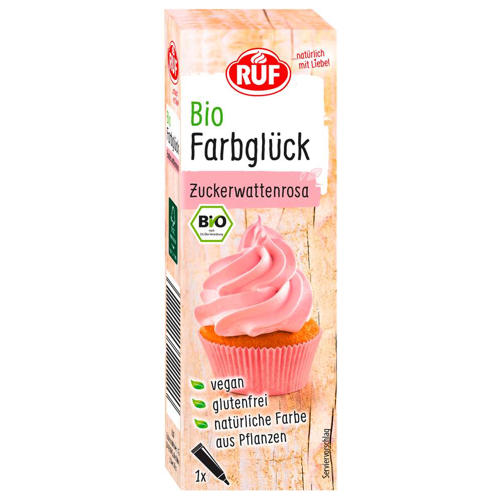 Produktabbildung RUF Bio Farbglück, Zuckerwattenrosa