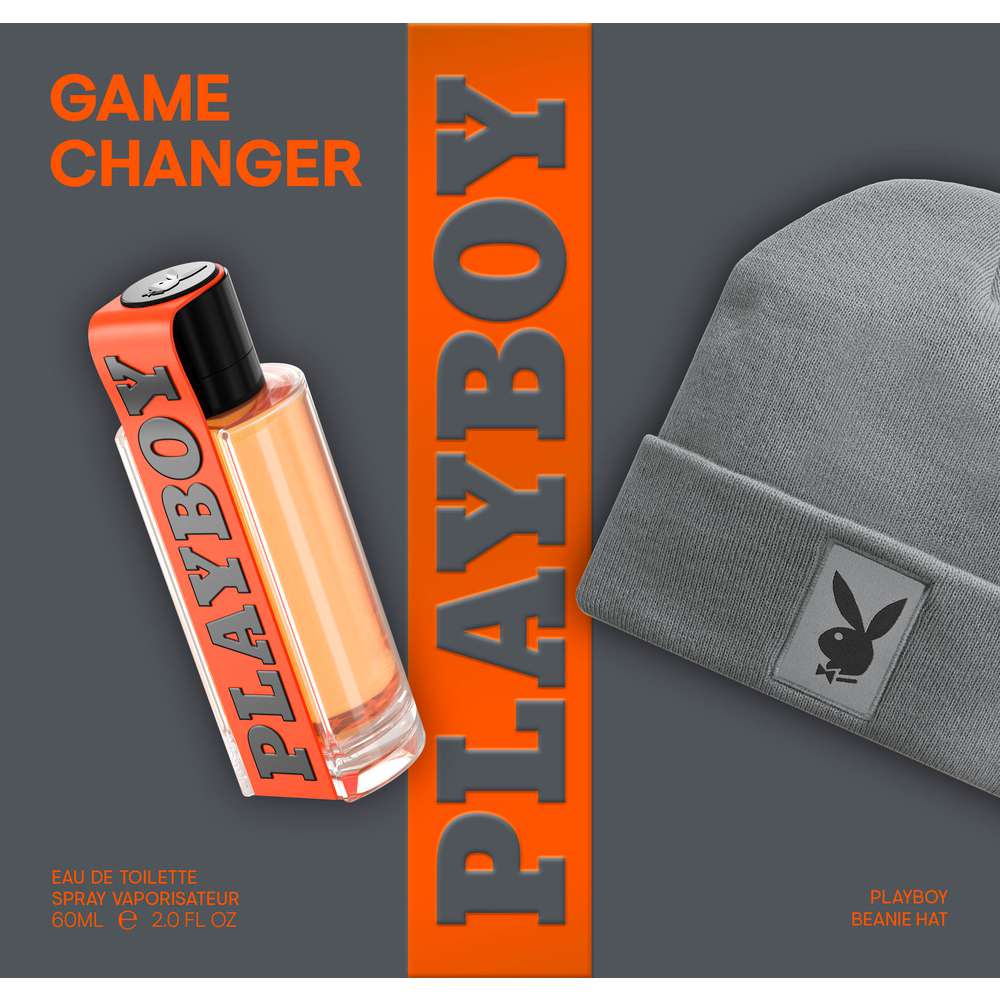 Produktabbildung Playboy Geschenkset EDT Game Changer + Beanie Mütze