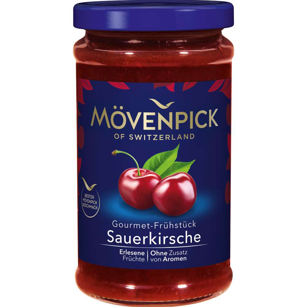 Produktabbildung Mövenpick Fruchtaufstrich Gourmet Frühstück, Sauerkirsch