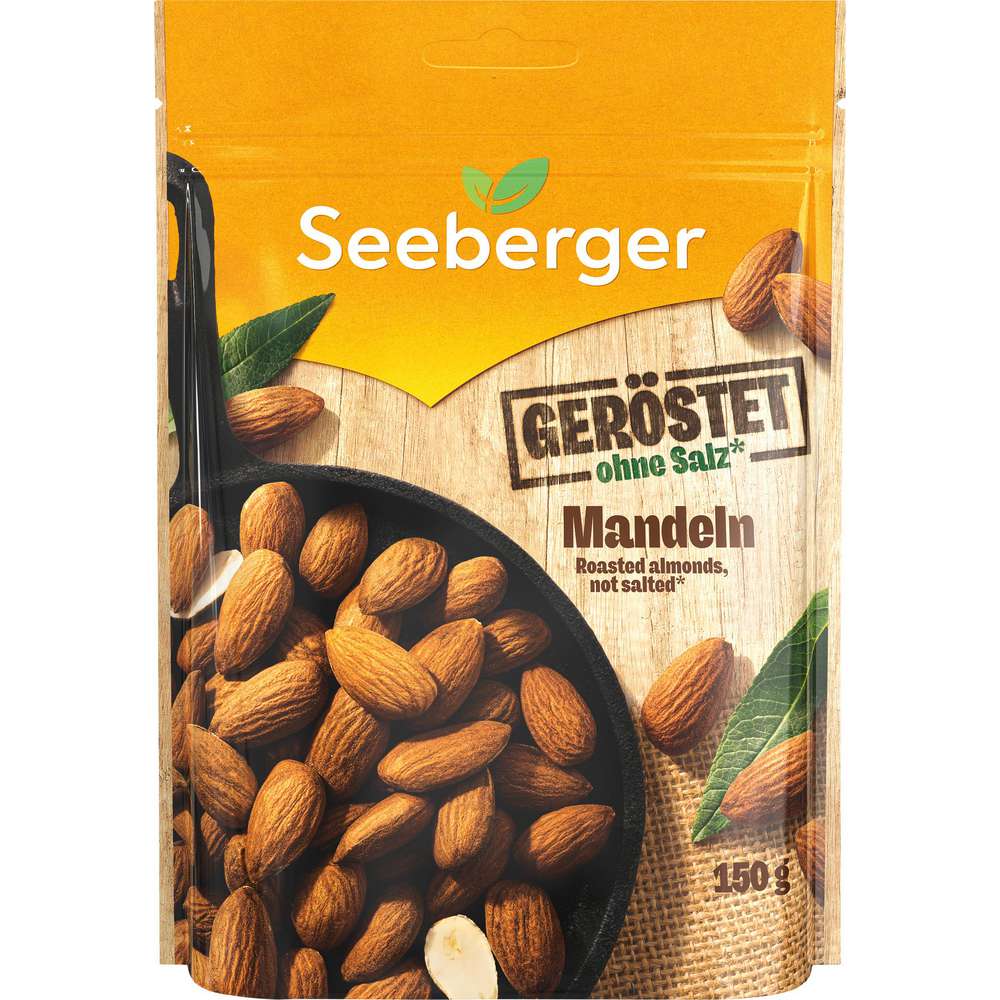 Produktabbildung Seeberger Geröstete Mandeln, ohne Salz