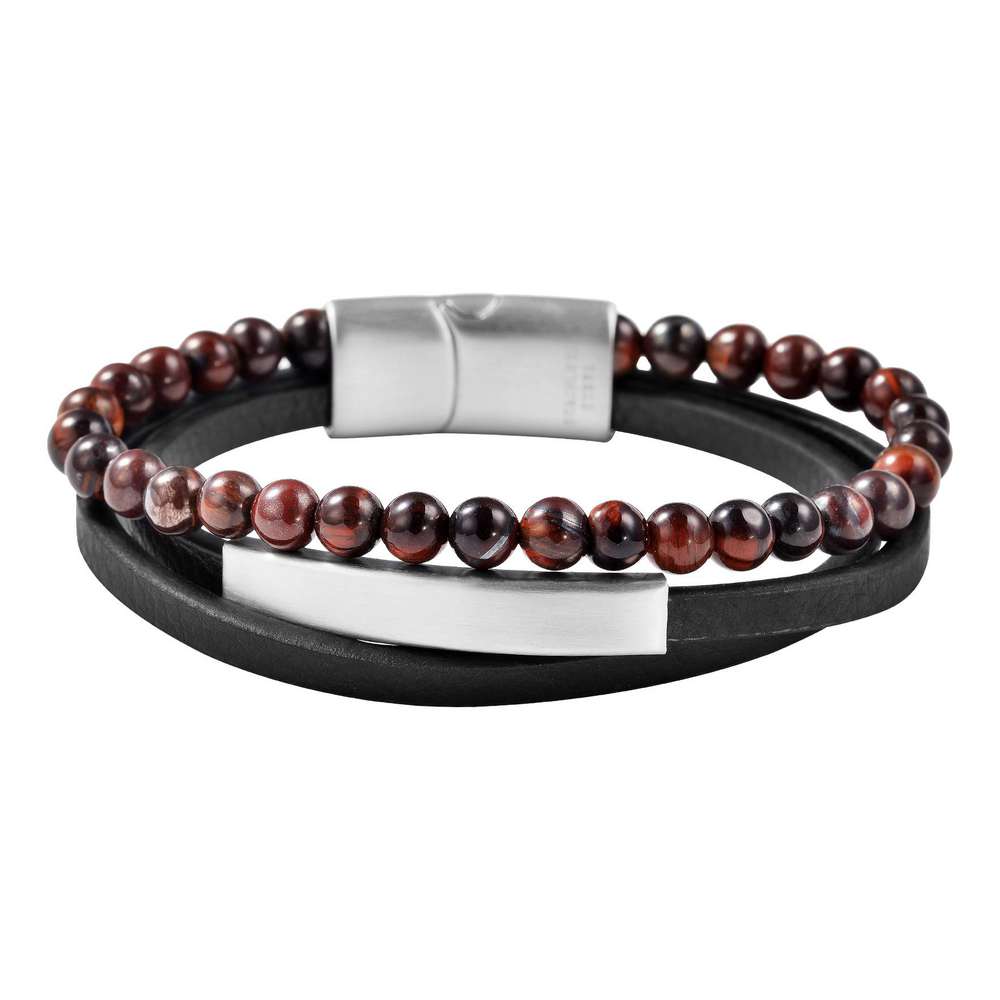 Produktabbildung Ornagé  Armband Leder-Tigerauge