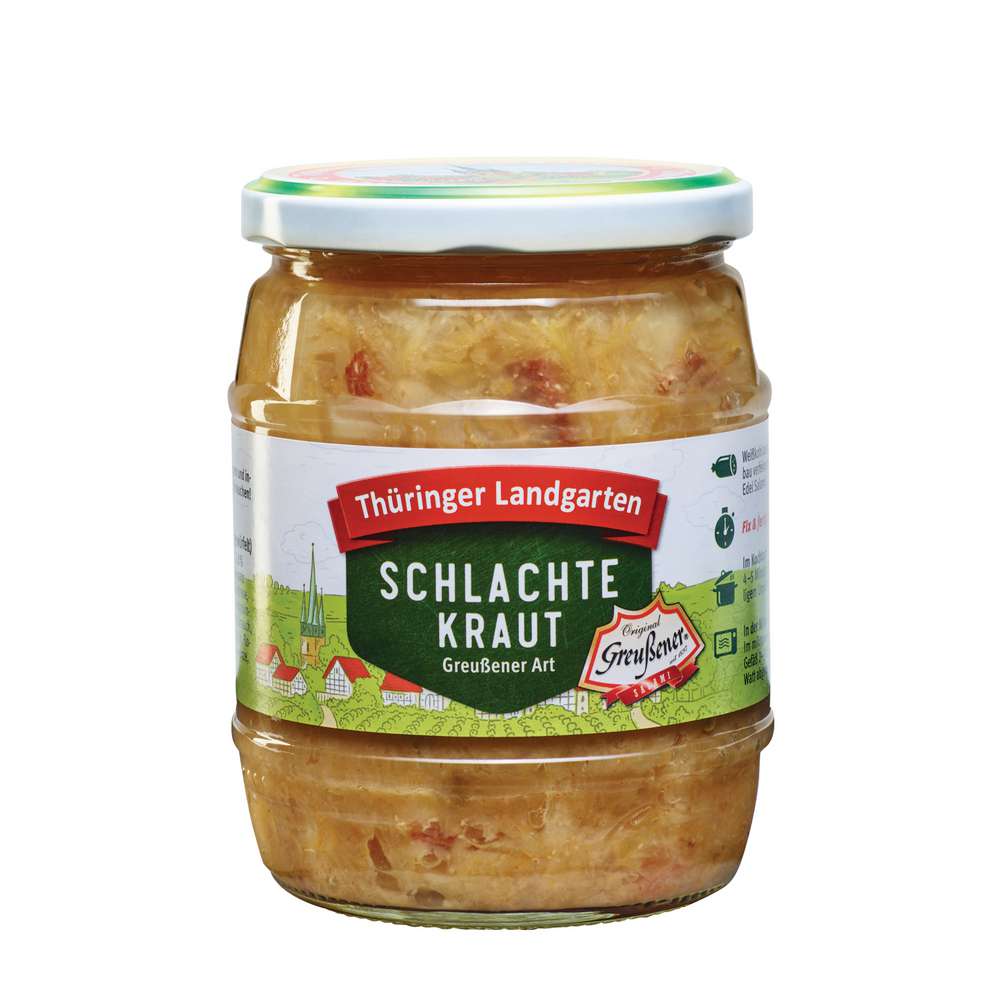 Produktabbildung Thüringer Landgarten Greußener Schlachtekraut
