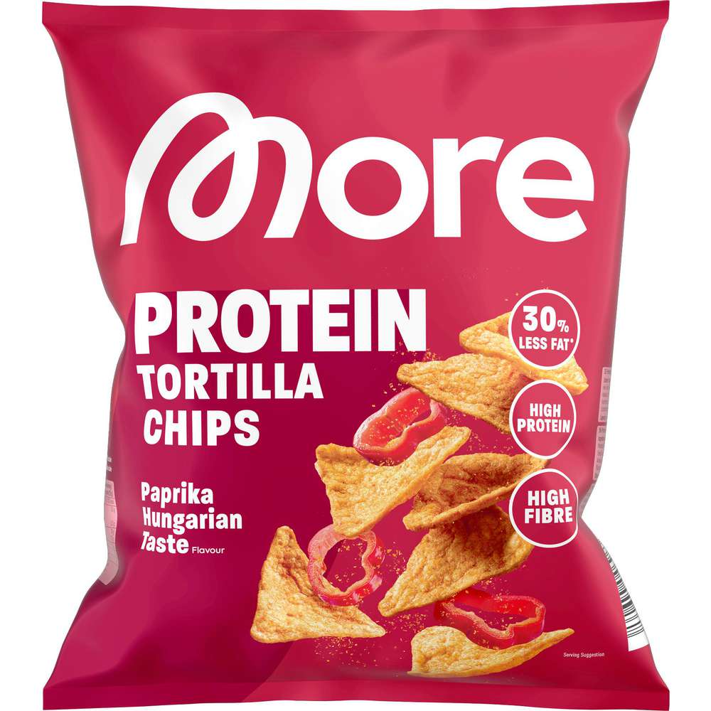 Produktabbildung More Nutrition Protein Tortilla Chips Paprika
