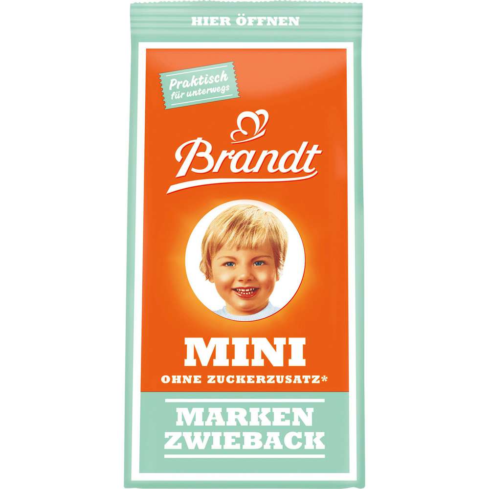 Produktabbildung Brandt Zwieback Mini, Ohne Zuckerzusatz
