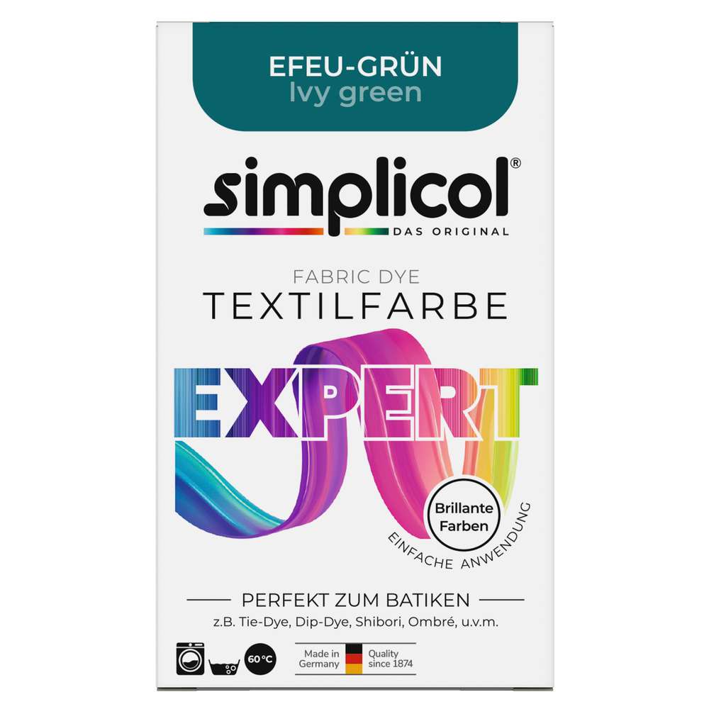Produktabbildung simplicol Textilfarbe Expert, Efeu-Grün