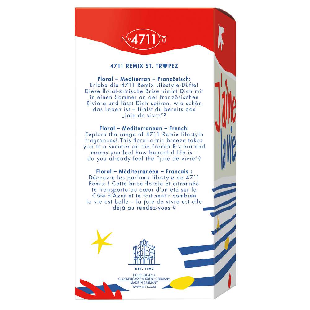 Produktabbildung 4711 Eau de Cologne Remix St.Tropez