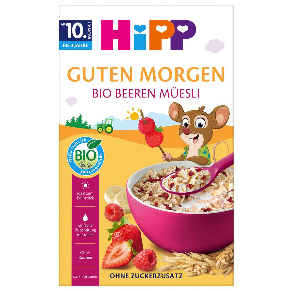 Produktabbildung Hipp Bio Beerenmüsli