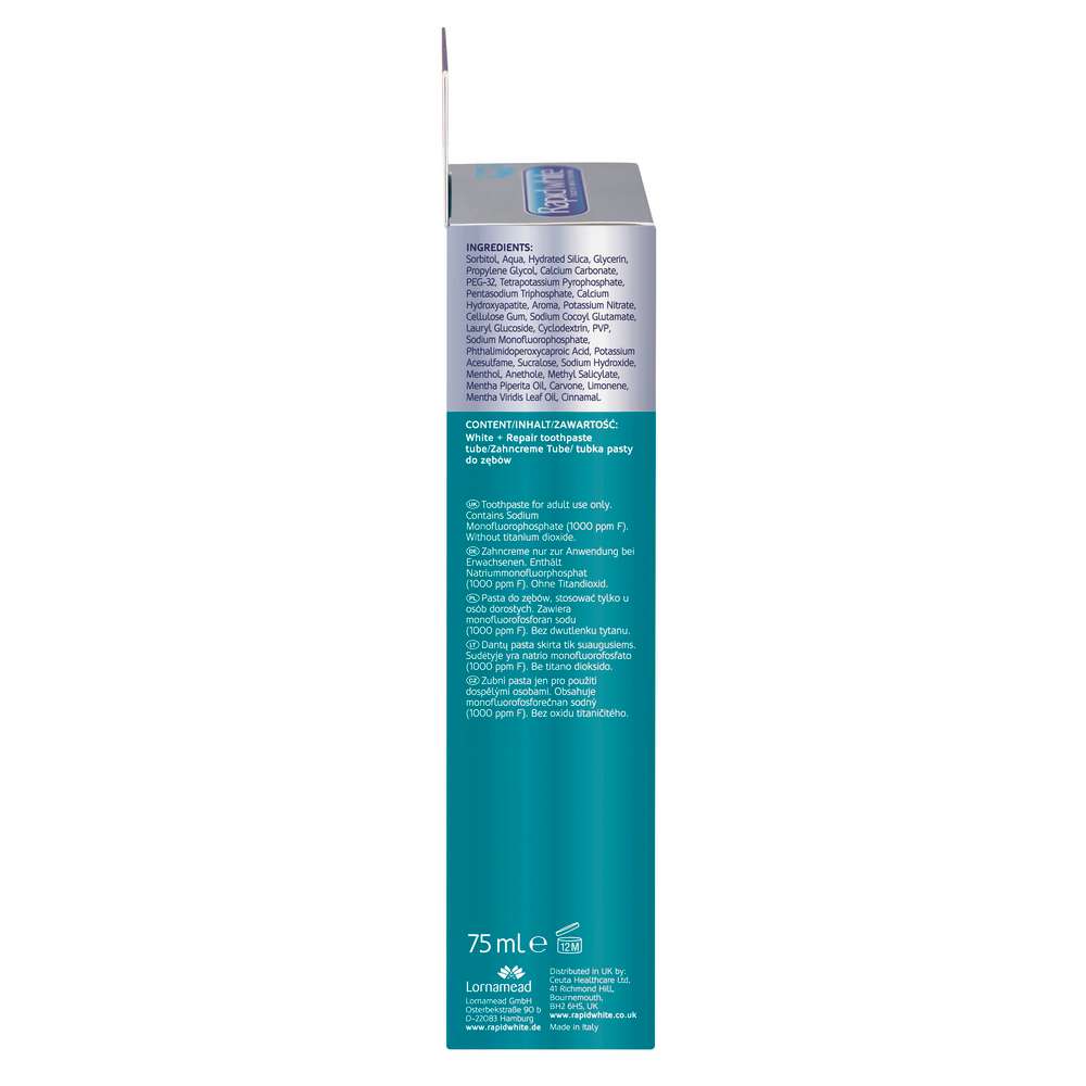 Produktabbildung Rapid White Zahncreme, Ultra White and Repair