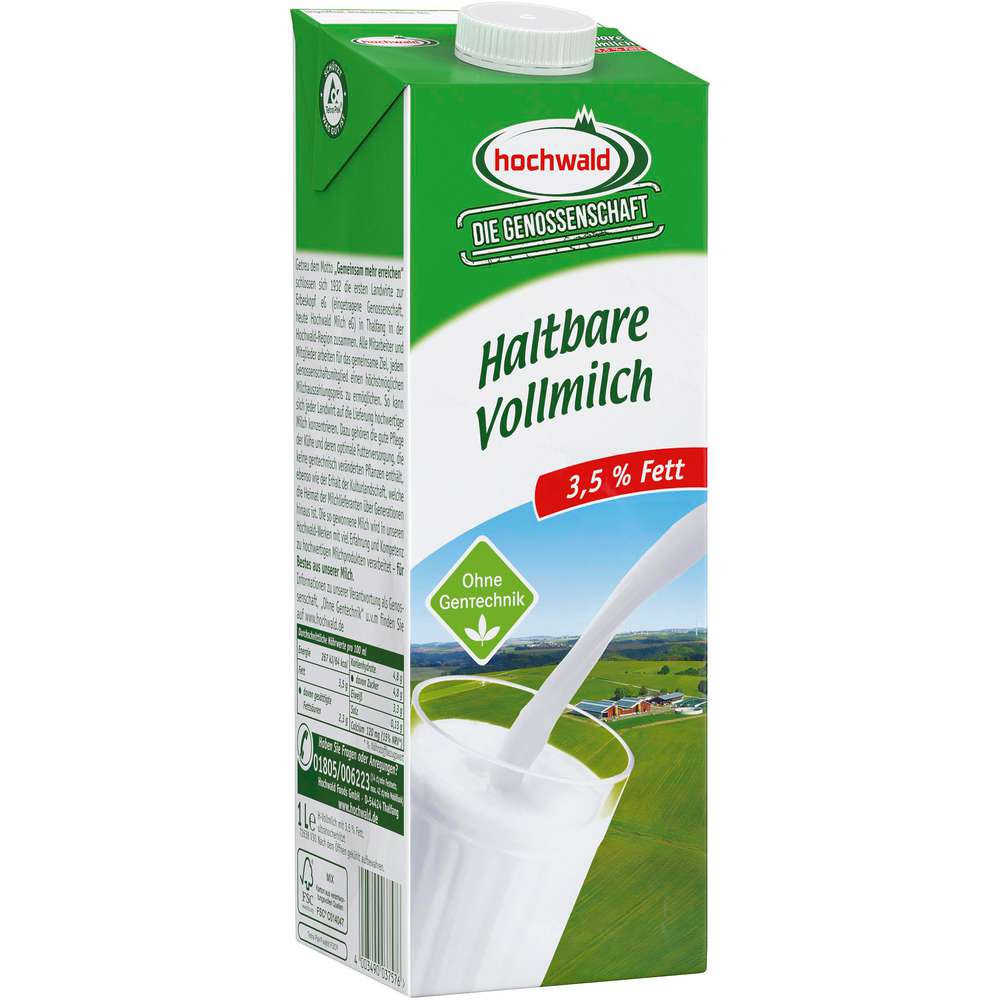 Produktabbildung Hochwald H-Milch 3,5% Fett