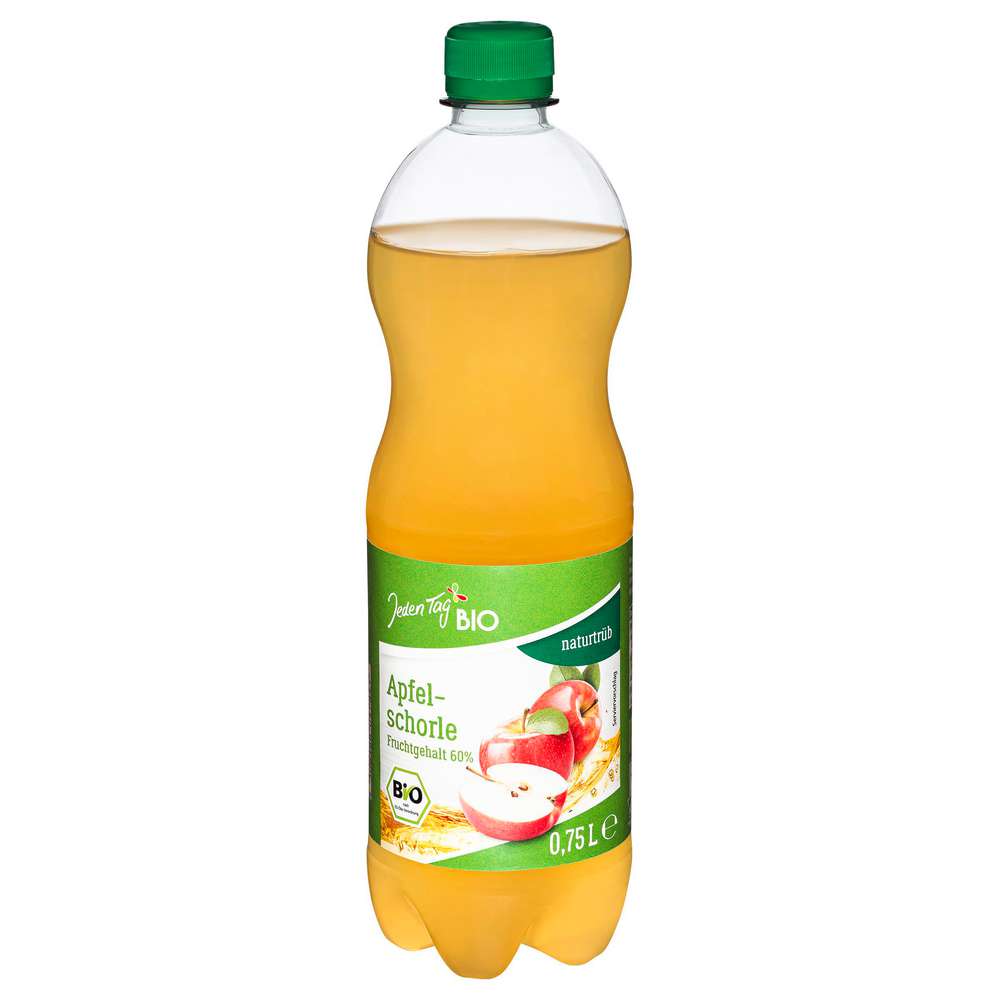 Produktabbildung Jeden Tag Bio Apfelschorle trüb