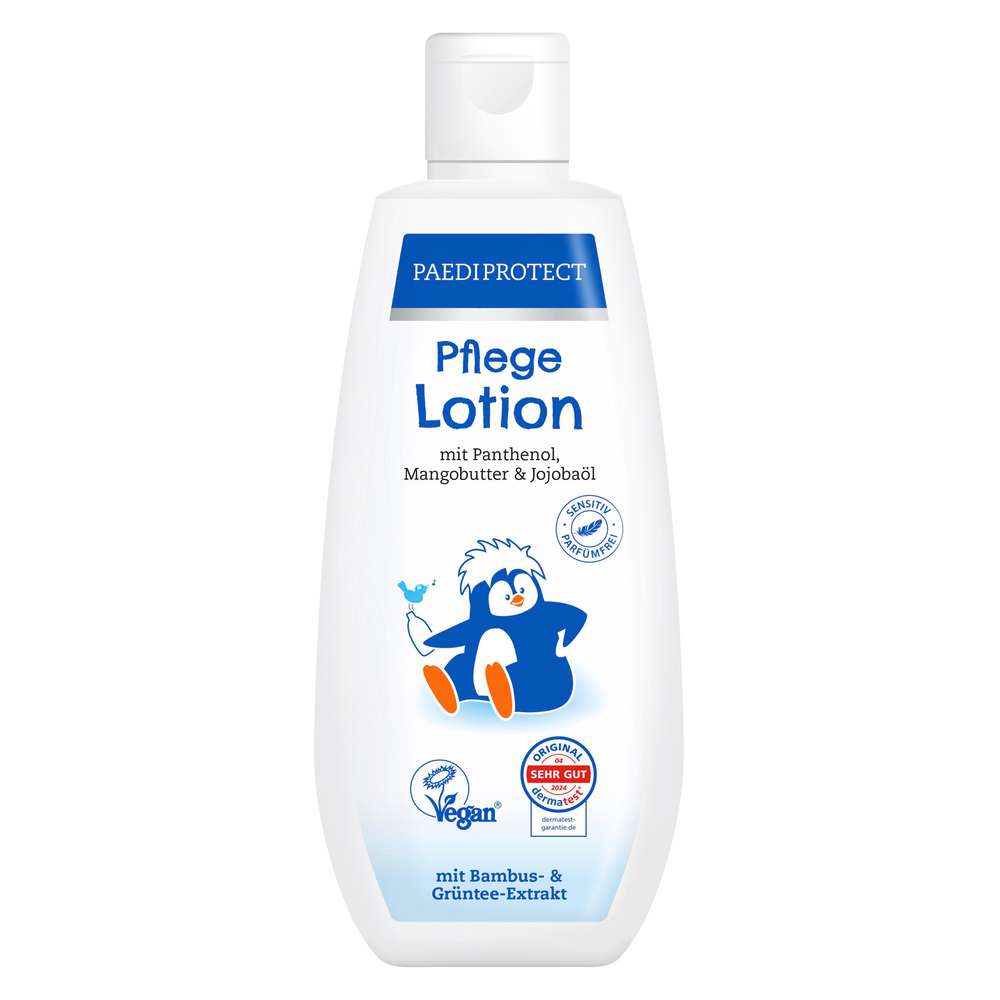 Produktabbildung Paedi Protect Baby/Kinder Pflegelotion, Mangoblüte/Jojobaöl
