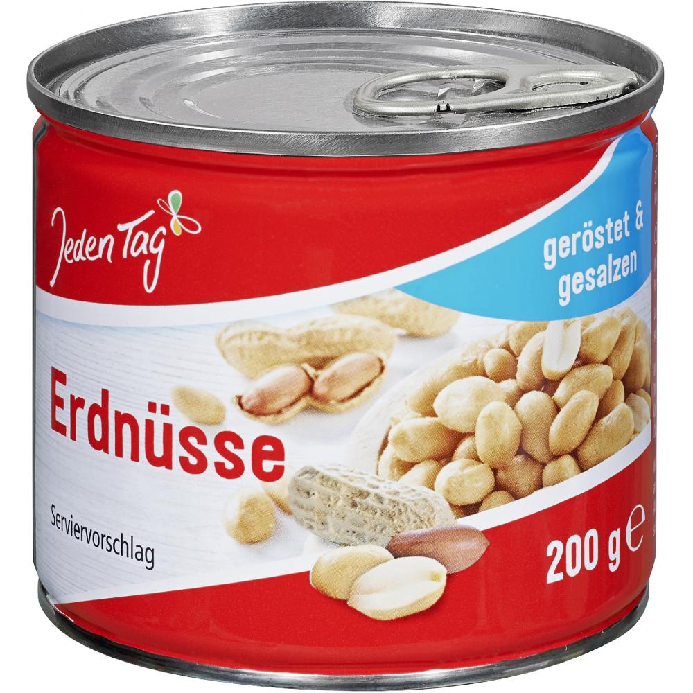 Produktabbildung keine Marke Jeden Tag Erdnüsse, 200 g