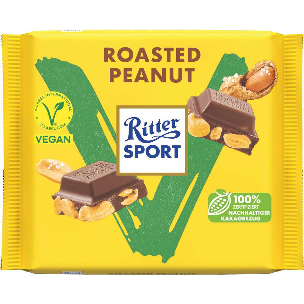 Produktabbildung Ritter Sport Tafelschokolade, Roasted Reanut, vegan