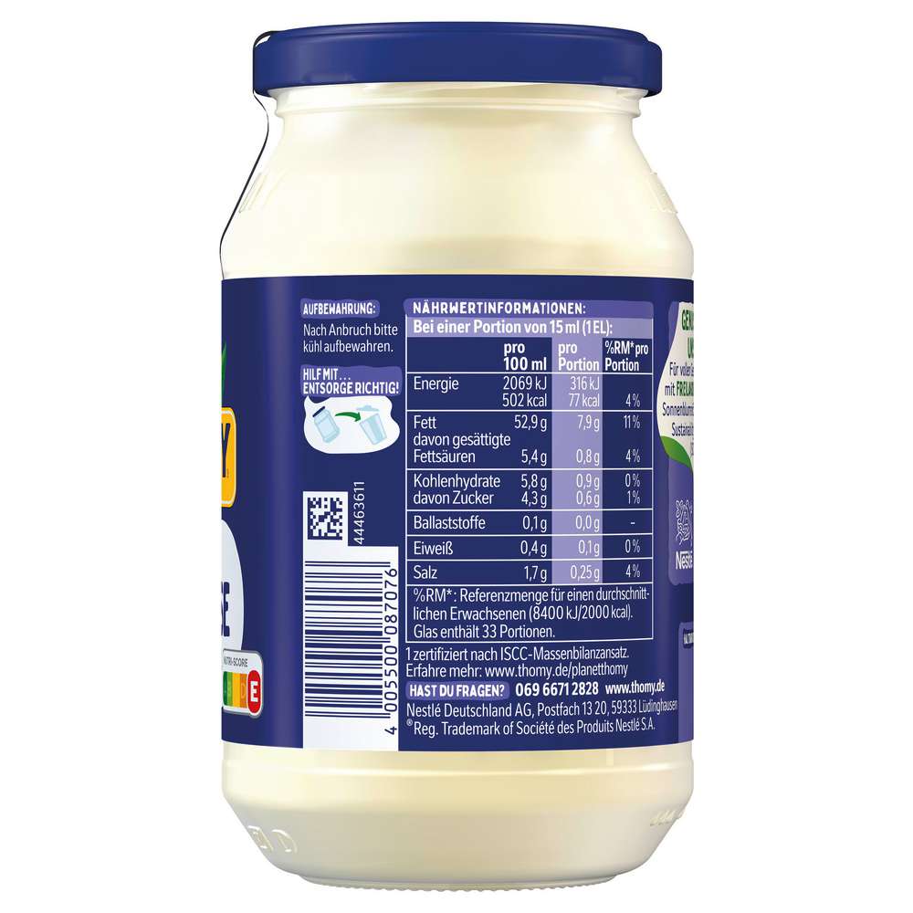 Produktabbildung Thomy Salatmayonnaise