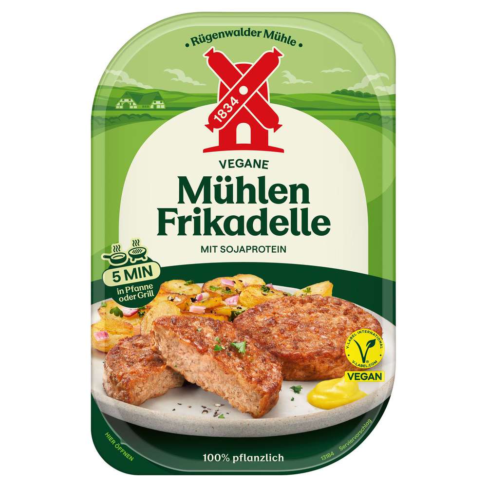 Produktabbildung Rügenwalder Mühle Vegane Mühlen Frikadellen