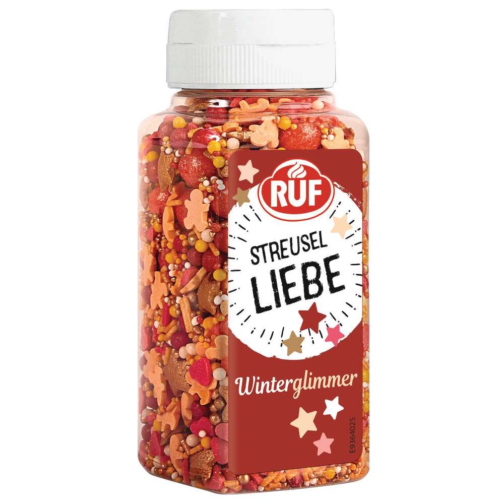 Produktabbildung RUF Zuckerstreusel Liebe Winterglimmer, Rot
