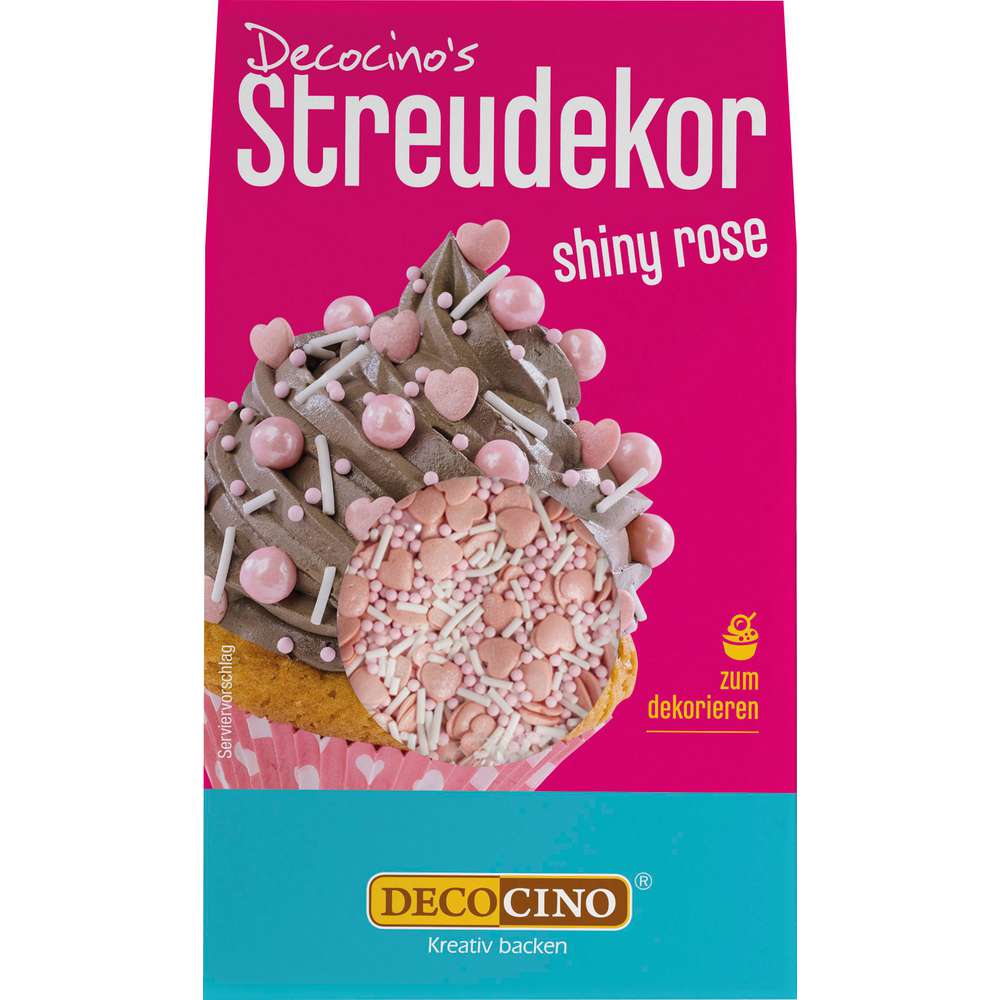 Produktabbildung Decocino Streudekor shiny rose