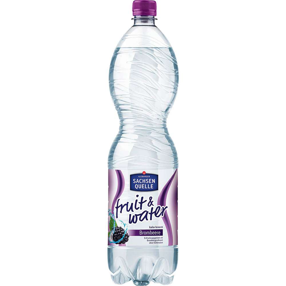 Produktabbildung Ileburger Sachsen Quelle Brombeere Mineralwasser Fruit & Water, Naturell
