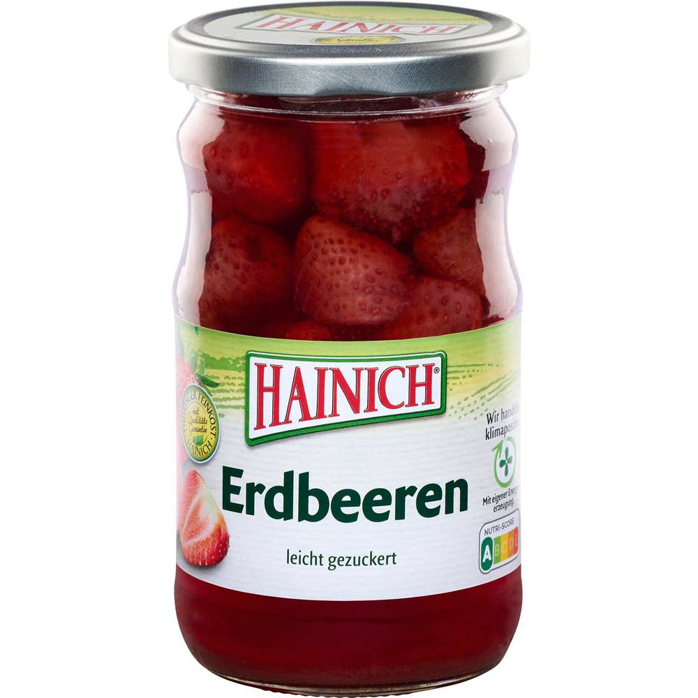 Produktabbildung Hainich Erdbeeren leicht gezuckert, im Glas