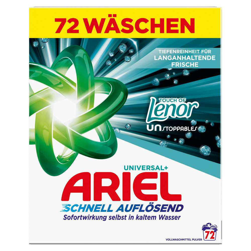 Produktabbildung Ariel Universal-Waschmittel Pulver, Unstoppables