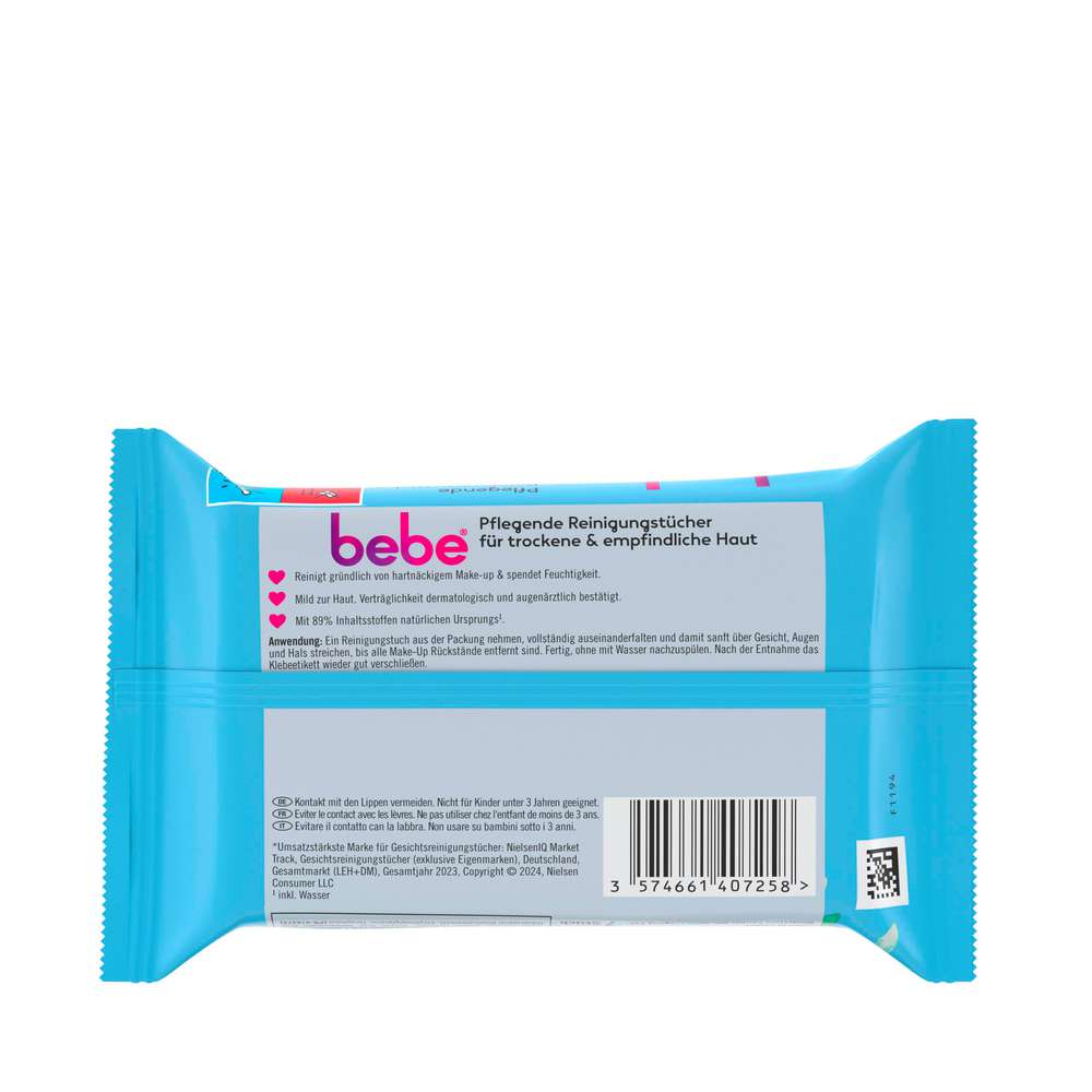 Produktabbildung Bebe Reinigungstücher weichgepflegt, 5 in 1