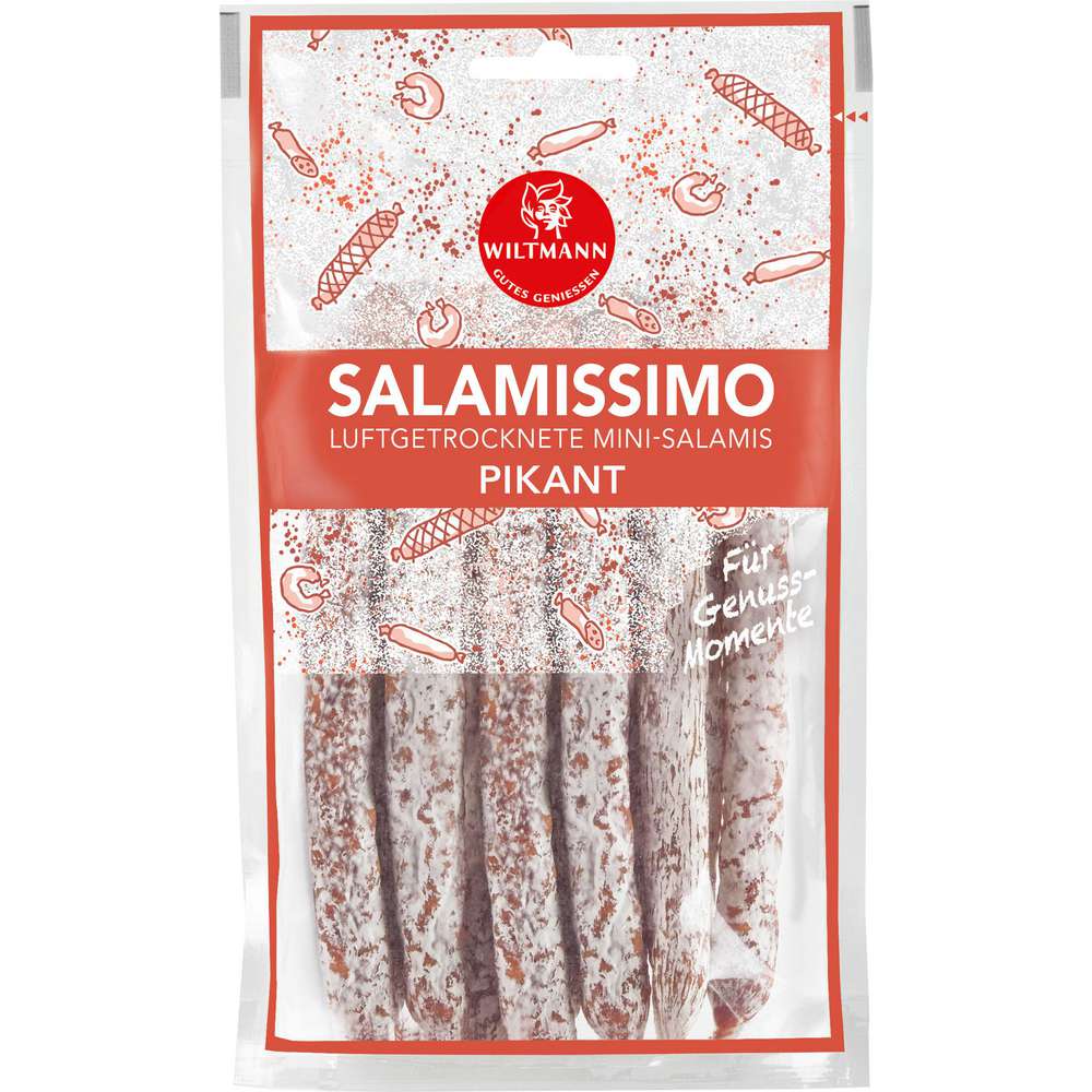 Produktabbildung Wiltmann Salamissimo Minisalamis pikant