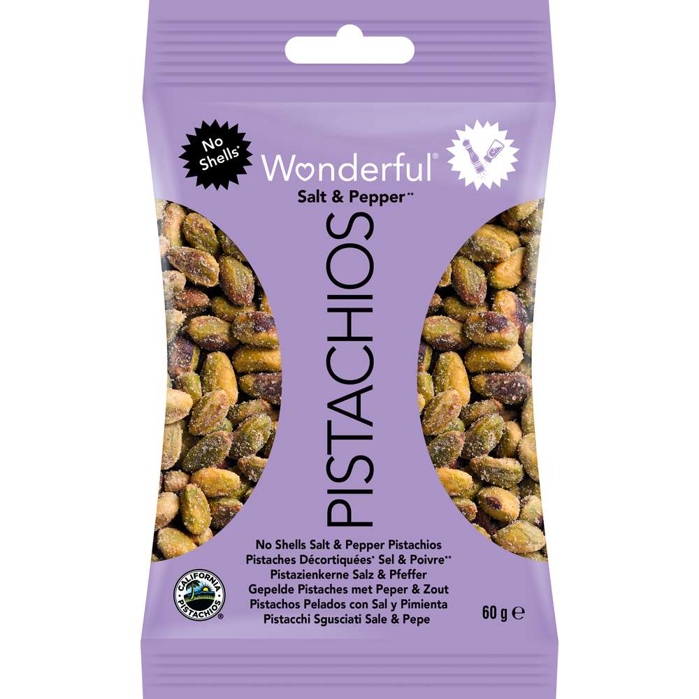 Produktabbildung Wonderful Pistazien ohne Schale, Salz & Pfeffer