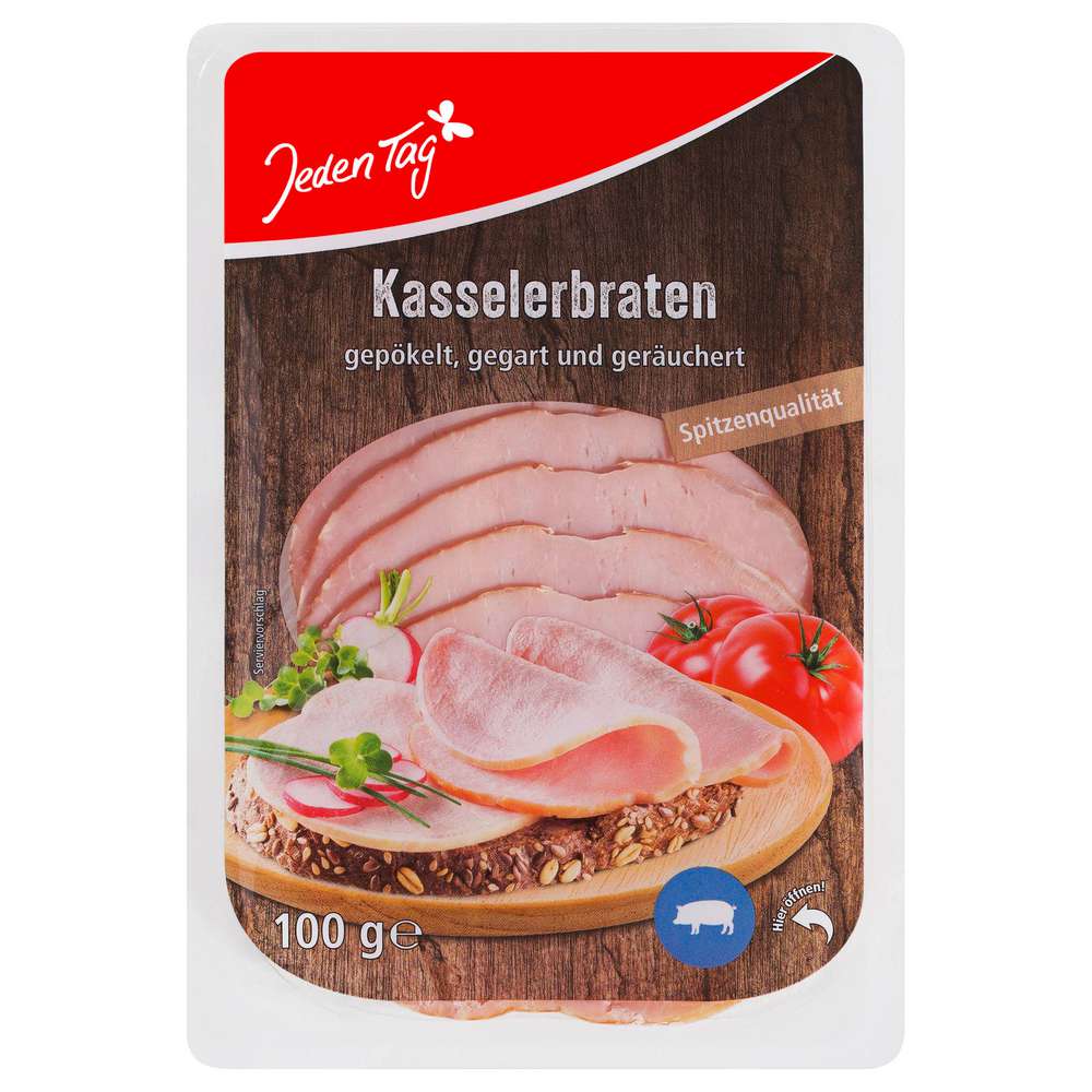 Produktabbildung Jeden Tag Delikatess Kasselerbraten, geschnitten