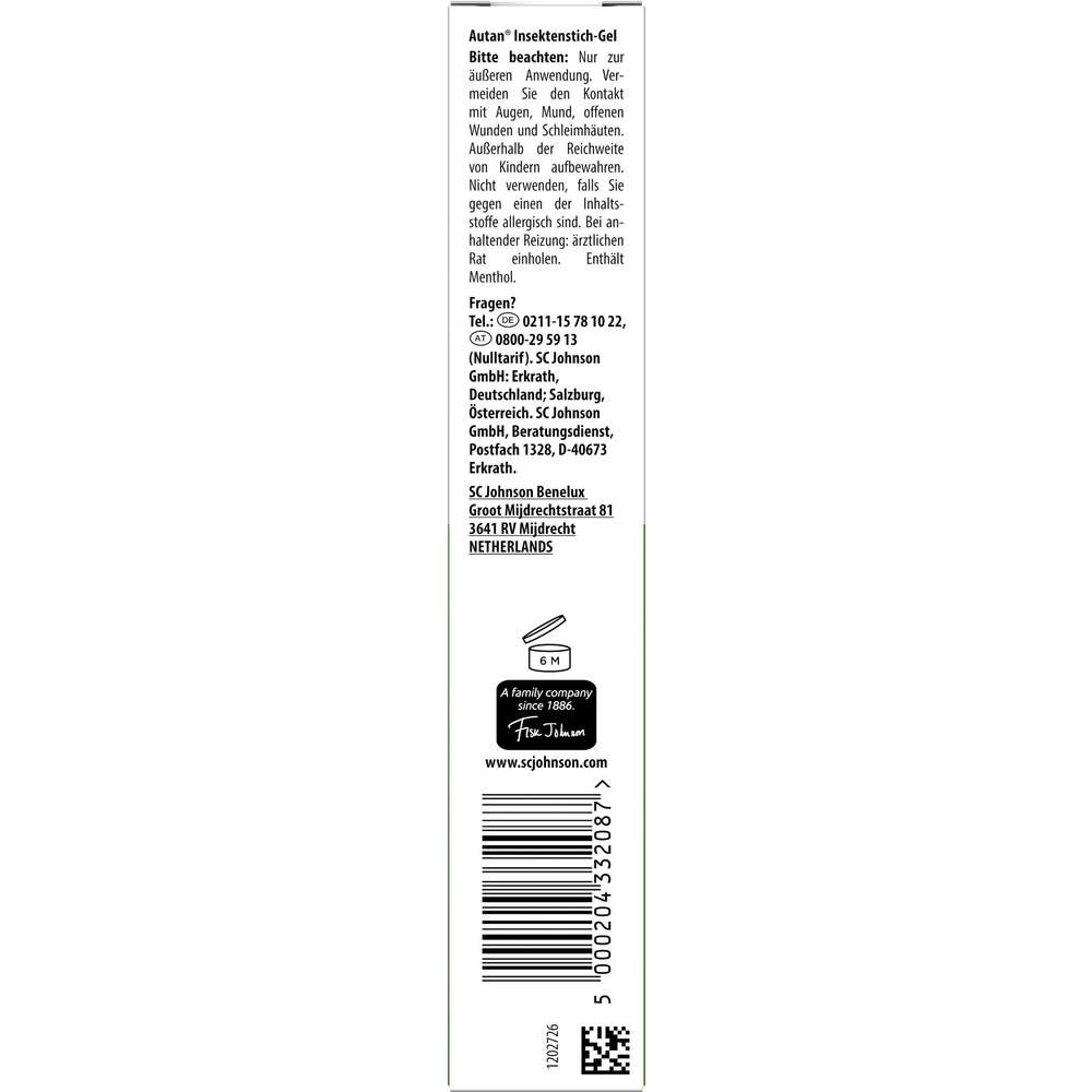 Produktabbildung Autan Insektenstich Gel