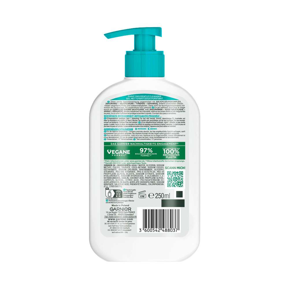 Produktabbildung Garnier Reinigungsschaum Hautklar, für alle Hauttypen