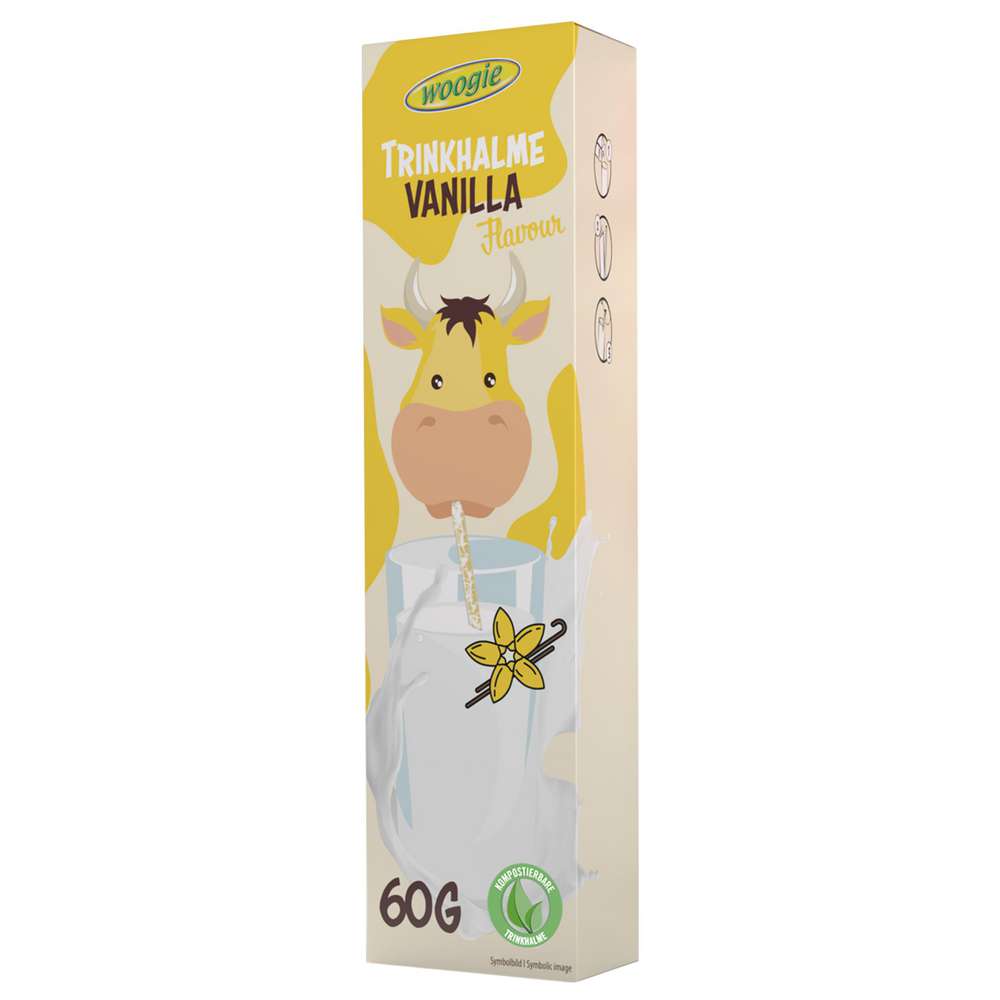 Produktabbildung Woogie Trinkhalme 10er Vanilla