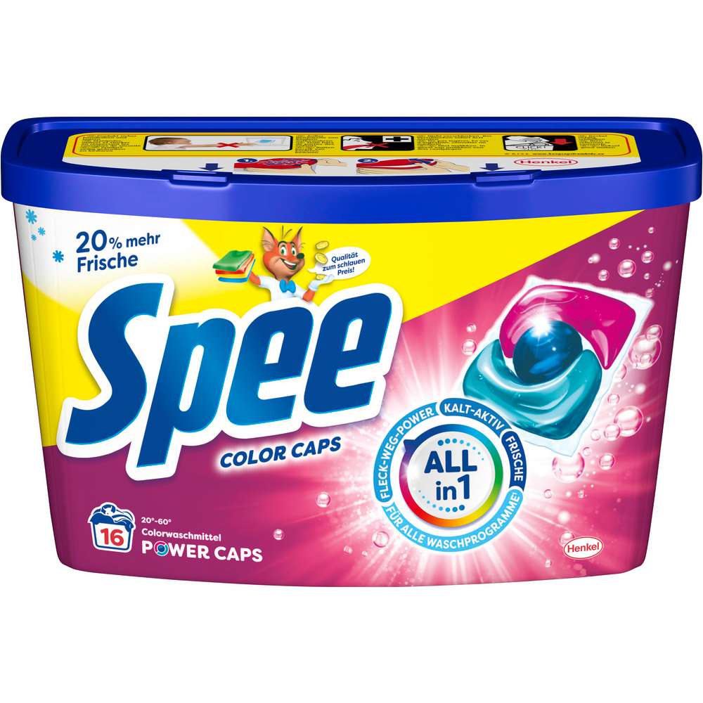 Produktabbildung Spee Color-Waschmittel Caps, All-In-1
