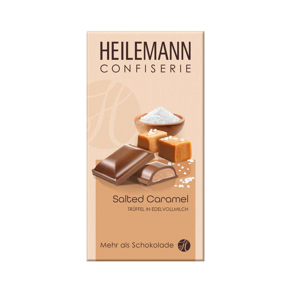 Produktabbildung Heilemann Tafelschokolade, Salted Caramel-Trüffel
