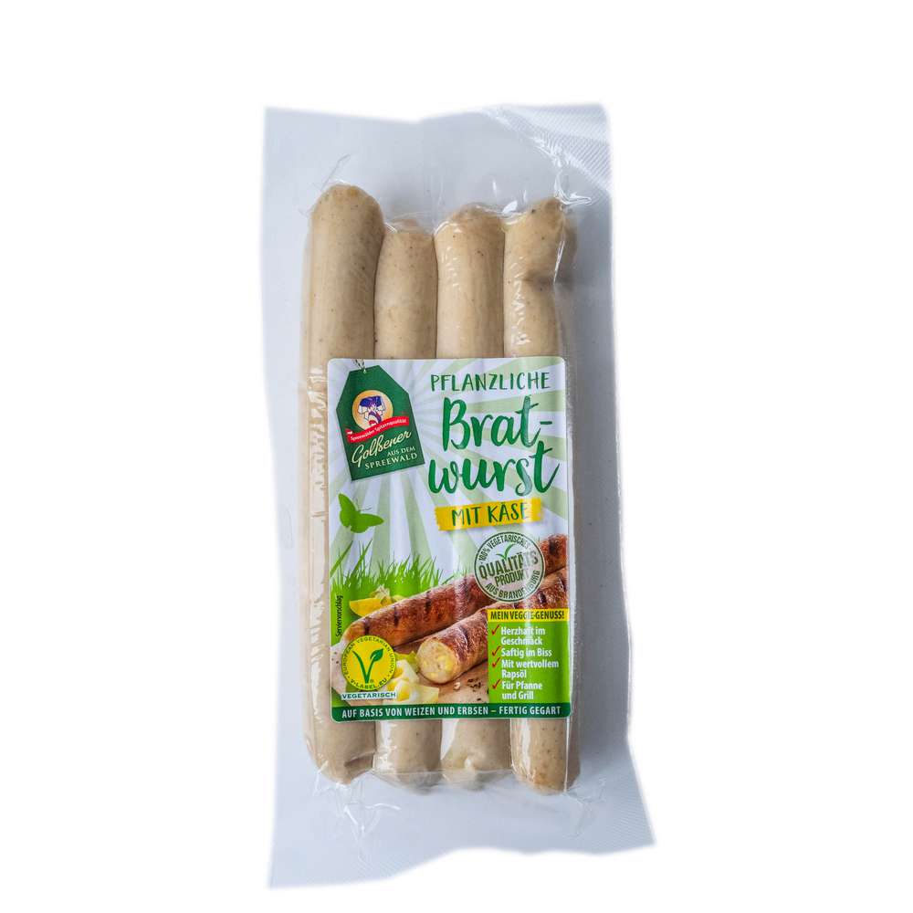 Produktabbildung Golßener Vegane Bratwurst Käse
