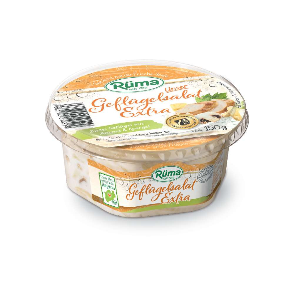 Produktabbildung Rüma Geflügel-Salat, extra