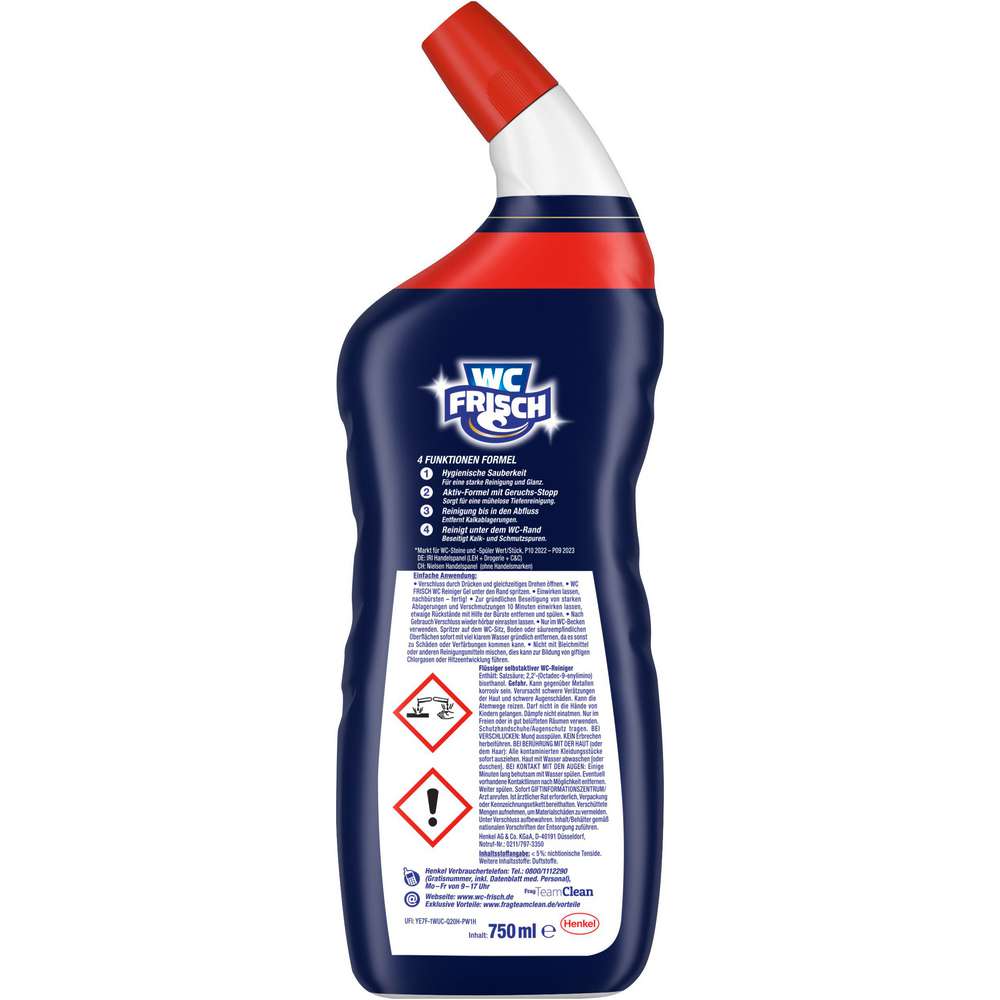 Produktabbildung WC Frisch WC-Reiniger Gel, Meeresfrische