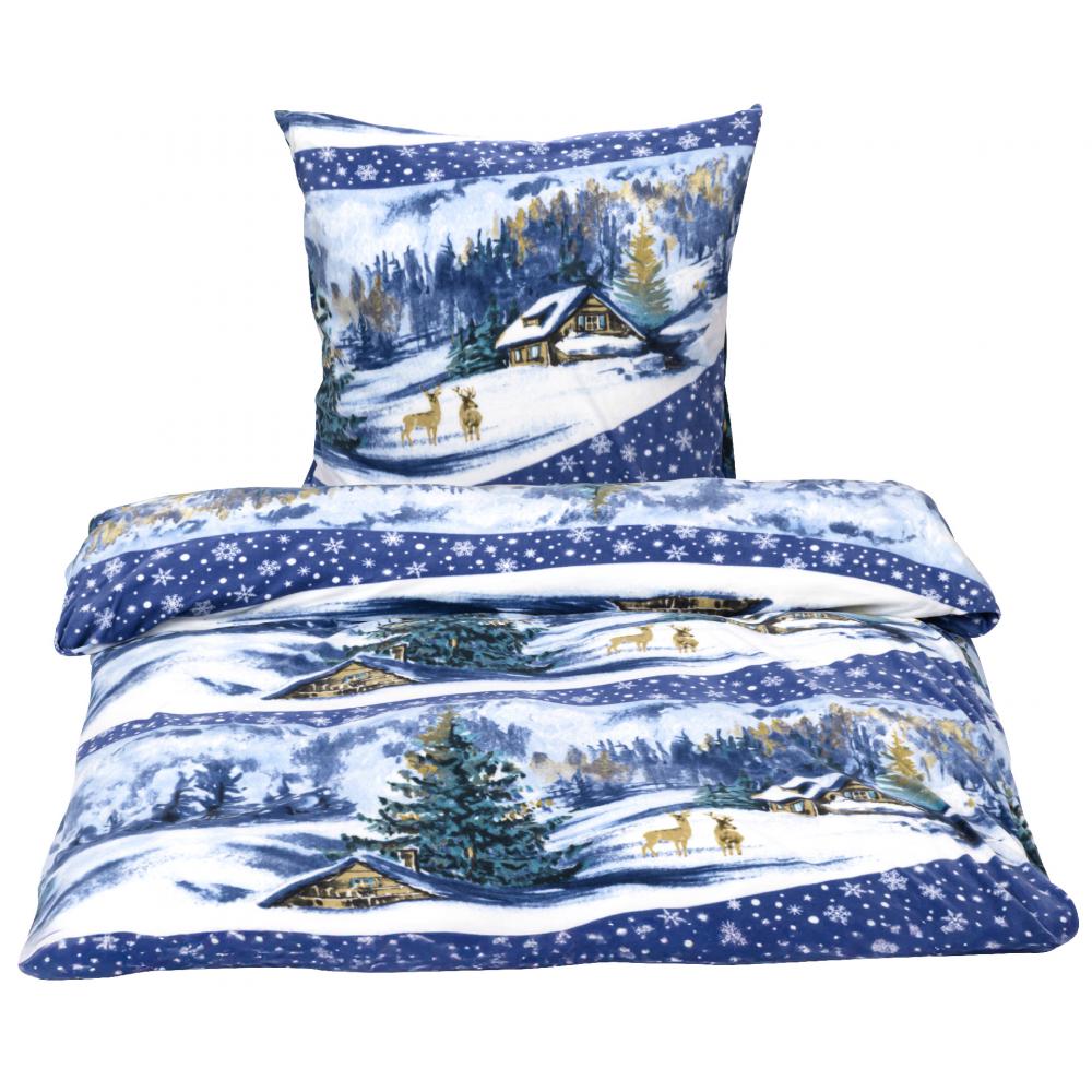 Produktabbildung keine Marke Mikrofaser-Fleece-Bettwäsche, je Garnitur