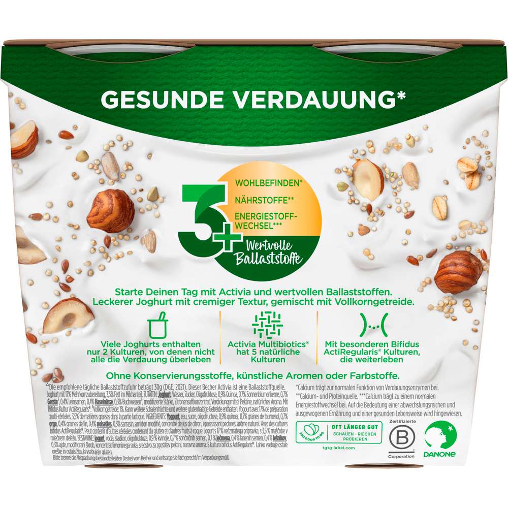 Produktabbildung Danone Joghurt, Dinkel/Quinoa