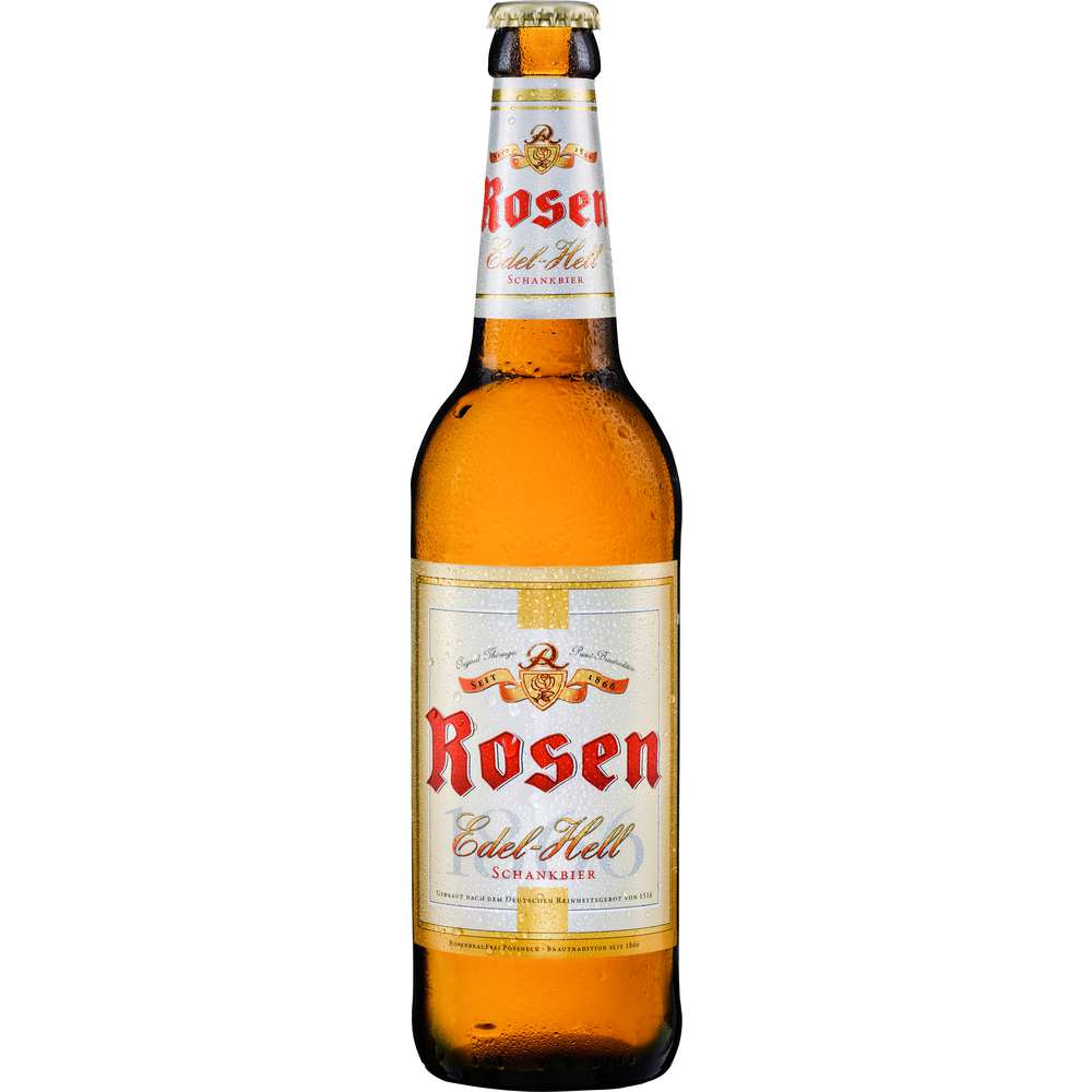 Produktabbildung Rosen Edel Hell Schankbier 4%
