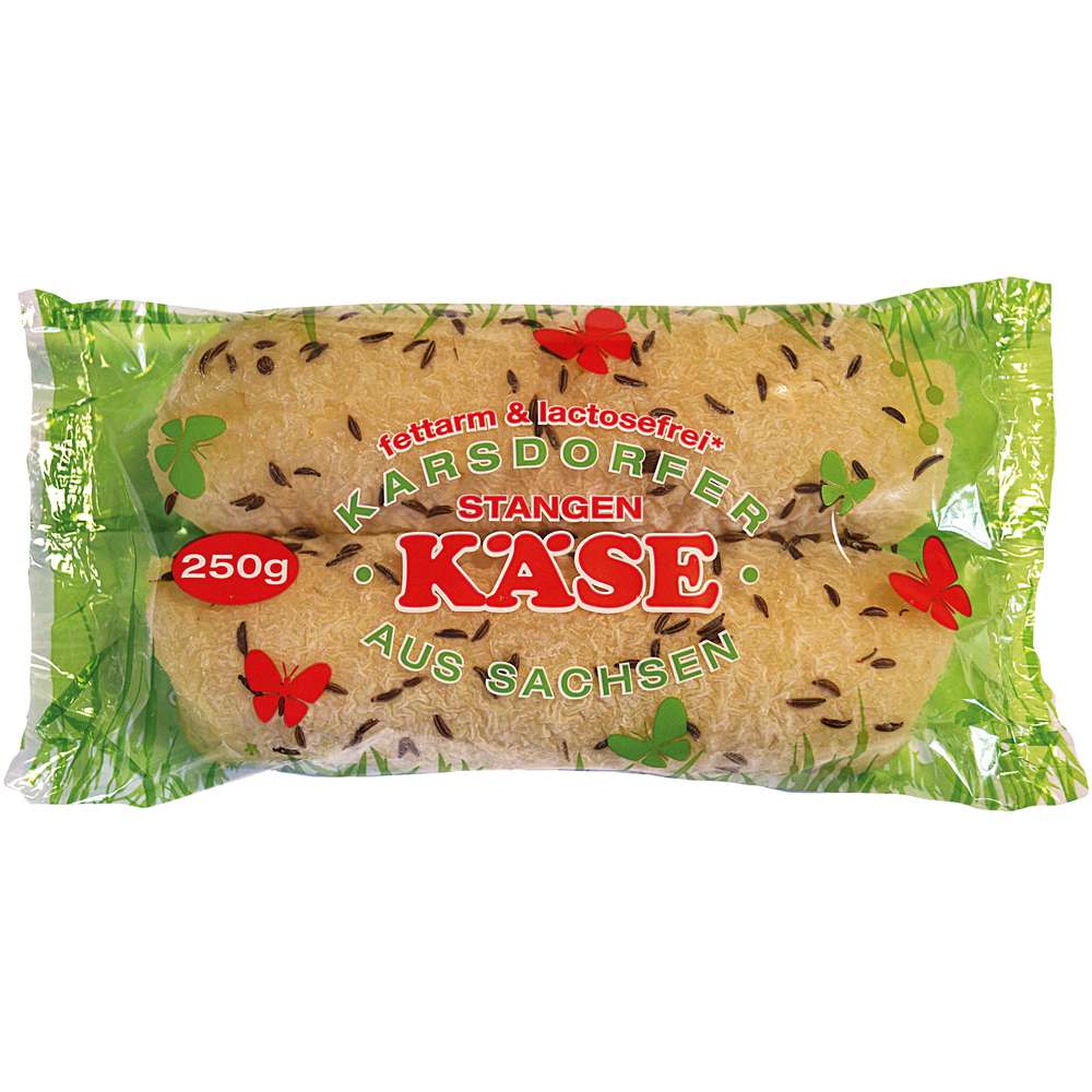 Produktabbildung Karsdorfer Stangenkäse, Kümmel